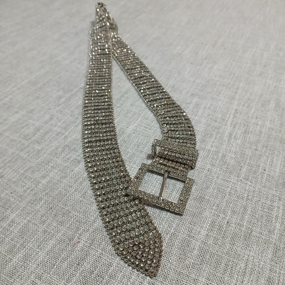 Crystal Rhinestone Bling Belt - Picture 3 of 6